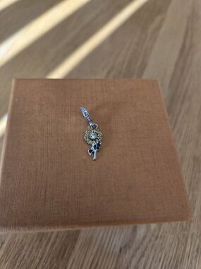 Dangling Sunflower Charm For Pandora Bracelet